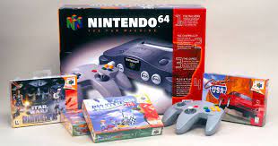 Go back to the golden era of gaming with the retro N64 console!